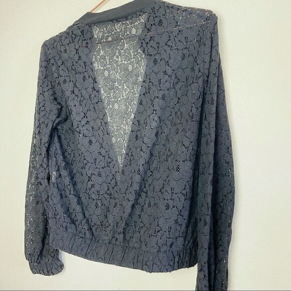NWOT Sweet Wanderer Black Lace Jacket Medium - Picture 6 of 6
